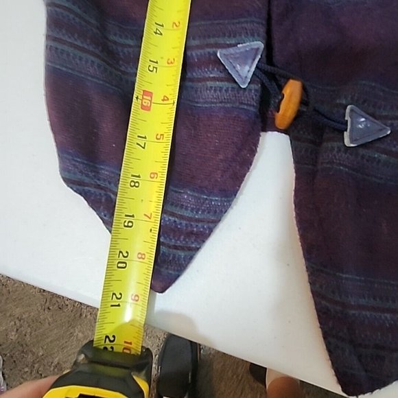 Coco Blues Blazer Sweater Womens Medium Purple Single Button Long Sleeve - Picture 4 of 5